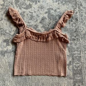 Zara knit crop top